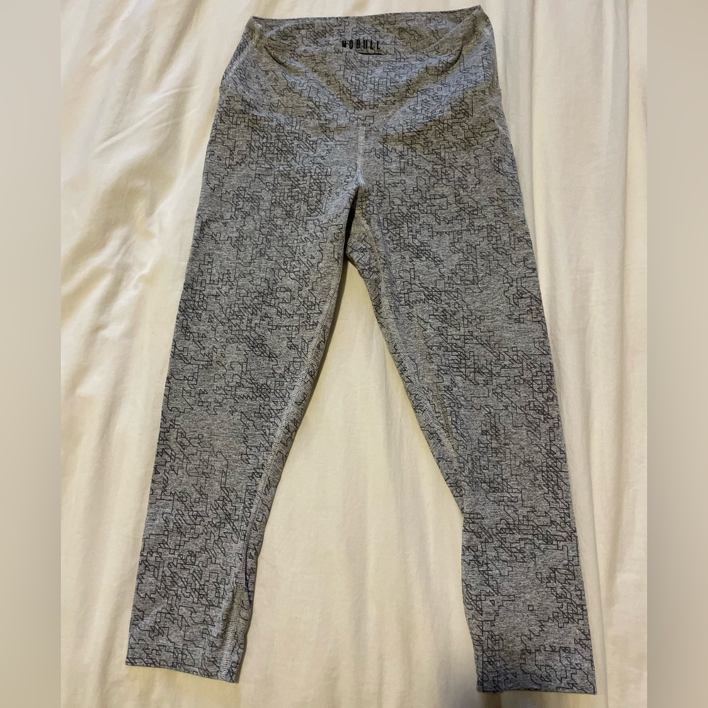 NOBULL mid-rise plush heather tight 21”